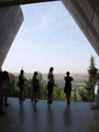 Výhled z muzea Jad Vašem má symbolizovat naději