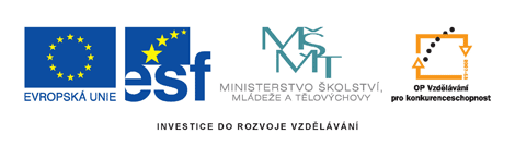 Logo EU – OP Vzdělávání pro konkurenceschopnost